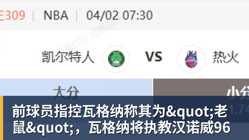 前球员指控瓦格纳称其为"老鼠"，瓦格纳将执教汉诺威96