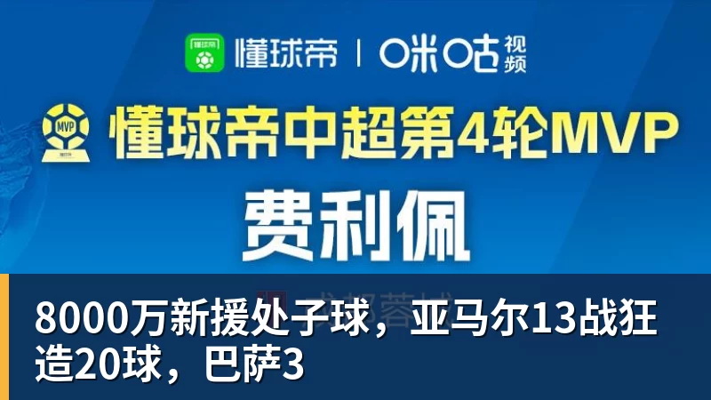 8000万新援处子球,亚马尔13战狂造20球,巴萨3 8000万新援处子球,亚马尔13战狂造20球,巴萨3